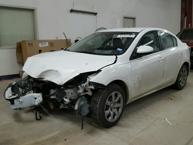 JM1BL1TF0D1846375 - 2013 MAZDA 3 I WHITE photo 2