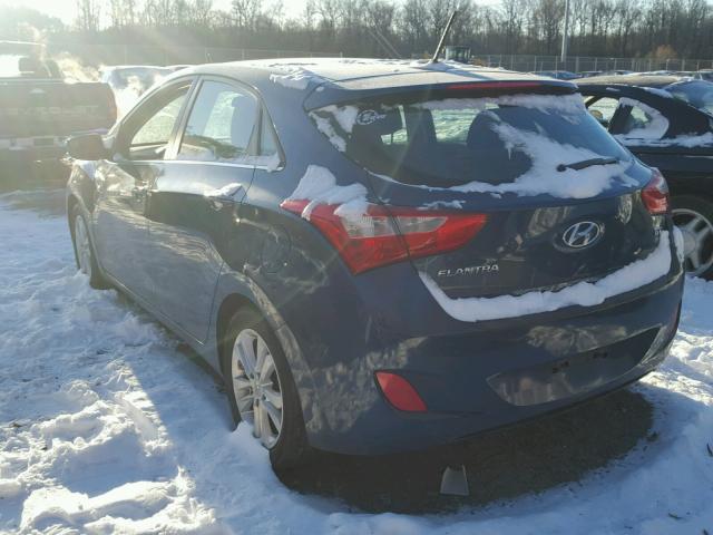 KMHD35LHXFU236594 - 2015 HYUNDAI ELANTRA GT BLUE photo 3