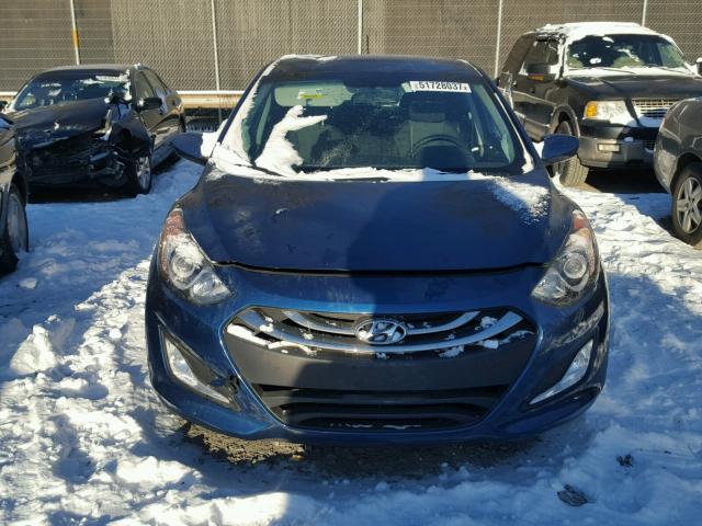 KMHD35LHXFU236594 - 2015 HYUNDAI ELANTRA GT BLUE photo 9