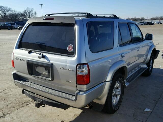 JT3HN86R410333350 - 2001 TOYOTA 4RUNNER SR SILVER photo 4