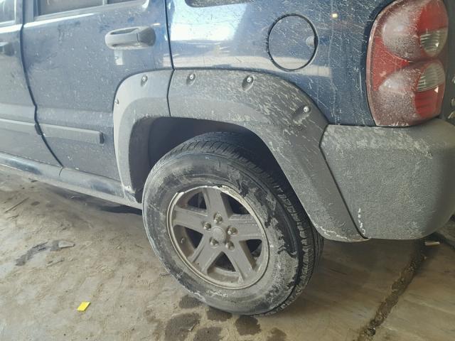 1J4GL38K05W543926 - 2005 JEEP LIBERTY RE BLUE photo 9