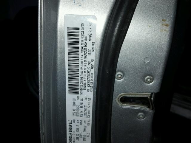 3C6TR5CT1DG600315 - 2013 RAM 2500 ST GRAY photo 10