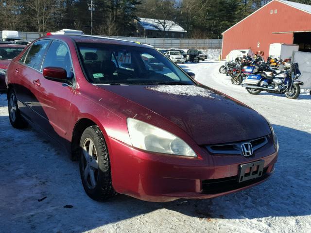 1HGCM56895A017880 - 2005 HONDA ACCORD EX RED photo 1