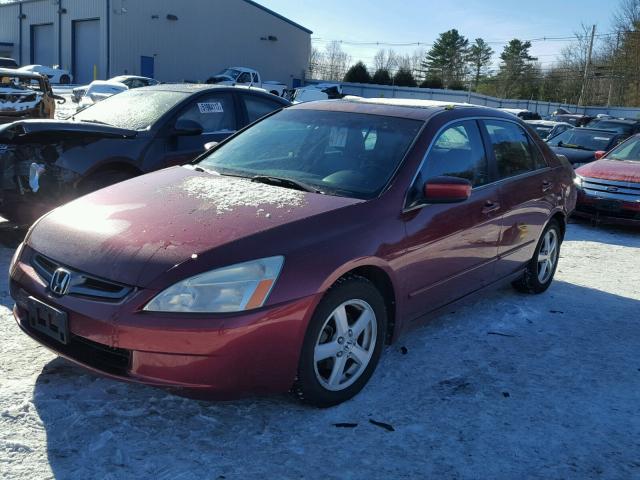 1HGCM56895A017880 - 2005 HONDA ACCORD EX RED photo 2