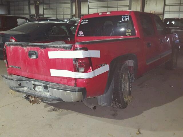 2GCEK13Z271139996 - 2007 CHEVROLET SILVERADO RED photo 4