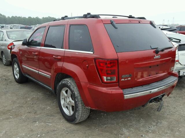 1J8HR58235C613367 - 2005 JEEP GRAND CHER MAROON photo 3