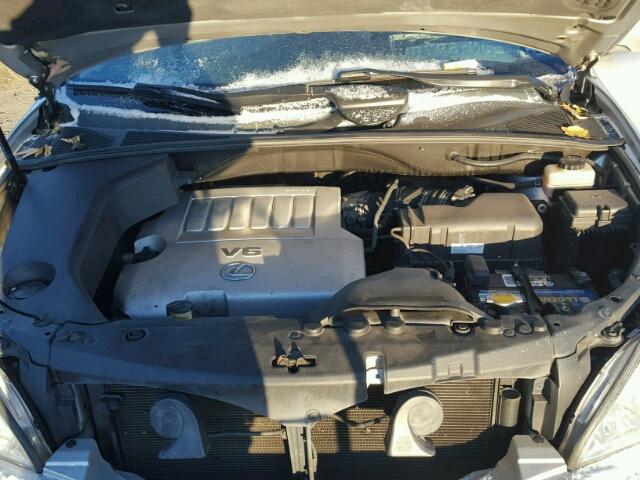 2T2HK31U67C038120 - 2007 LEXUS RX 350 SILVER photo 7