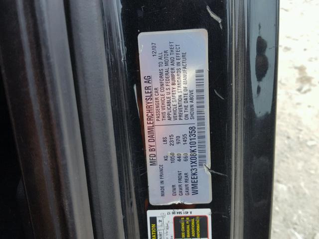 WMEEK31X08K101358 - 2008 SMART FORTWO PAS 灰色 照片 10