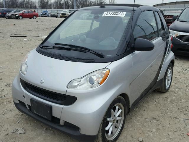 WMEEK31X08K101358 - 2008 SMART FORTWO PAS GRAY photo 2