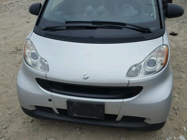 WMEEK31X08K101358 - 2008 SMART FORTWO PAS GRAY photo 7