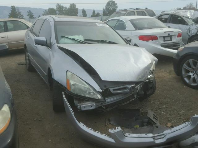 1HGCM66535A000455 - 2005 HONDA ACCORD EX SILVER photo 1