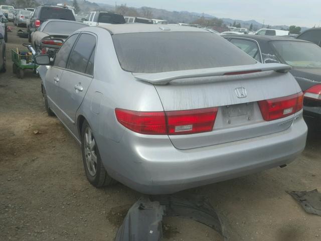 1HGCM66535A000455 - 2005 HONDA ACCORD EX SILVER photo 3