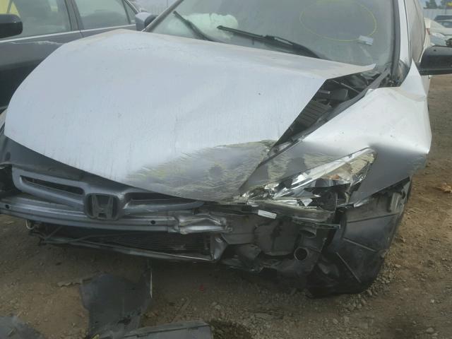 1HGCM66535A000455 - 2005 HONDA ACCORD EX SILVER photo 9