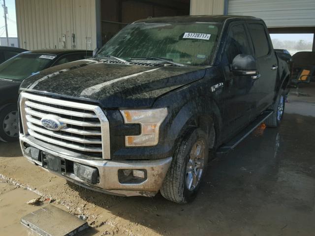 1FTEW1CF9GKD73420 - 2016 FORD F150 SUPER BLACK photo 2