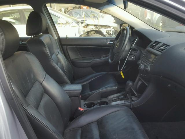 1HGCM56825A067651 - 2005 HONDA ACCORD EX SILVER photo 5