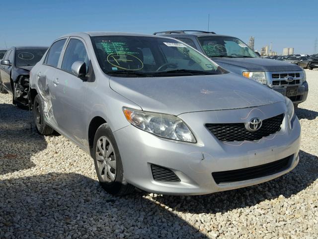 2T1BU40E09C170006 - 2009 TOYOTA COROLLA BA SILVER photo 1