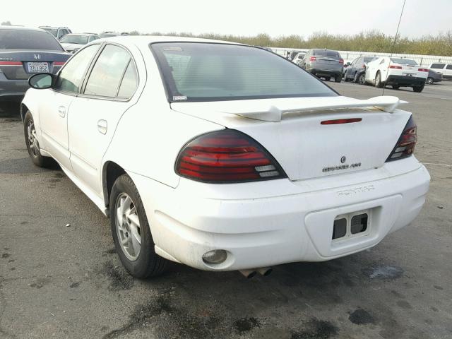 1G2NF52E24C243912 - 2004 PONTIAC GRAND AM S WHITE photo 3