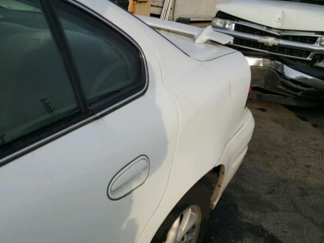 1G2NF52E24C243912 - 2004 PONTIAC GRAND AM S WHITE photo 9