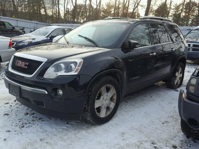 1GKEV33728J285117 - 2008 GMC ACADIA SLT შავი ფოტო 2