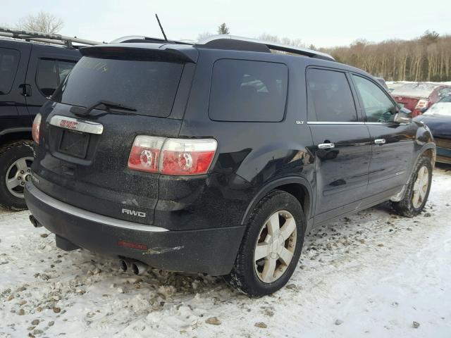 1GKEV33728J285117 - 2008 GMC ACADIA SLT BLACK photo 4