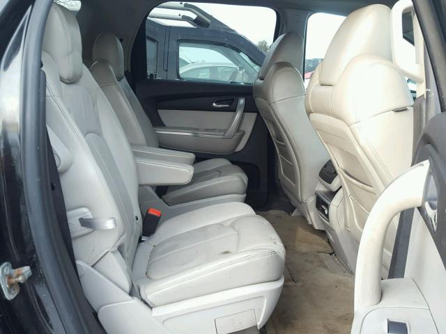 1GKEV33728J285117 - 2008 GMC ACADIA SLT შავი ფოტო 6