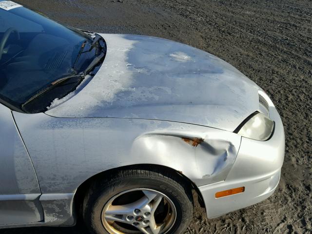 1G2JB12F147227480 - 2004 PONTIAC SUNFIRE SILVER photo 9