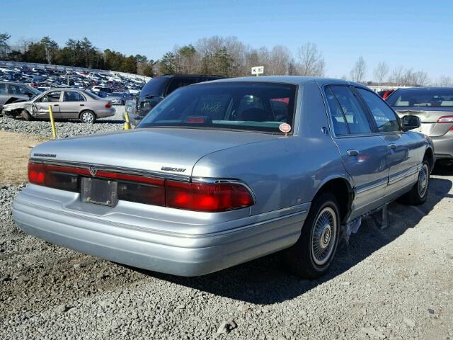 2MELM74W7TX661635 - 1996 MERCURY GRAND MARQ BLUE photo 4