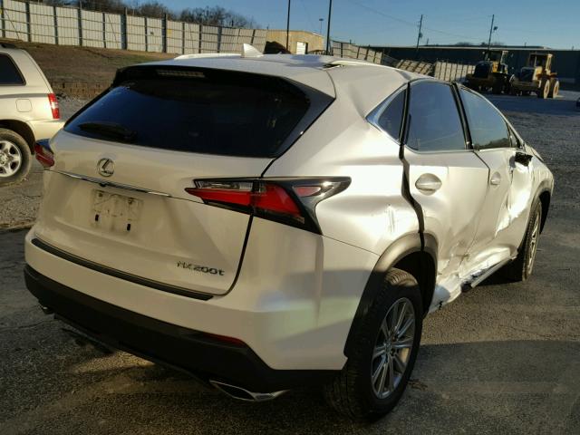 JTJYARBZ4F2021542 - 2015 LEXUS NX 200T WHITE photo 4