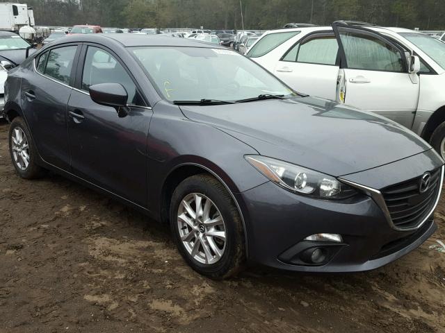 JM1BM1V74F1253799 - 2015 MAZDA 3 TOURING GRAY photo 1