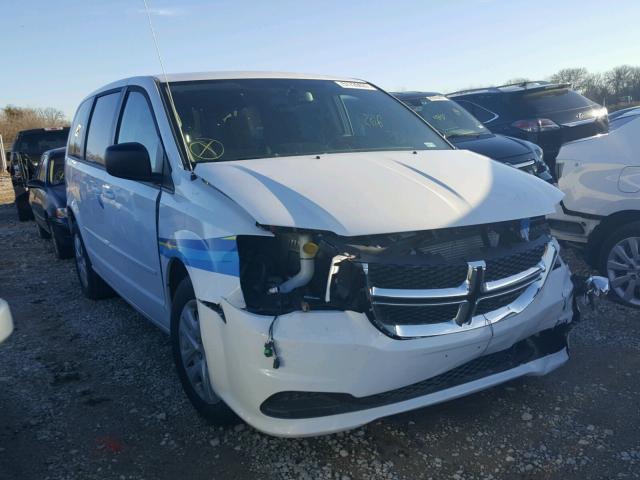 2C4RDGBG1HR850378 - 2017 DODGE GRAND CARA WHITE photo 1