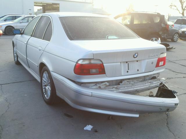 WBADT63411CF14529 - 2001 BMW 530 I AUTO SILVER photo 3