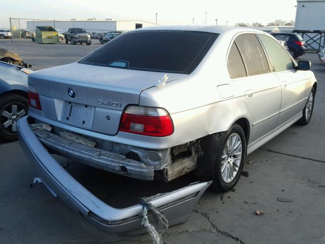 WBADT63411CF14529 - 2001 BMW 530 I AUTO SILVER photo 4