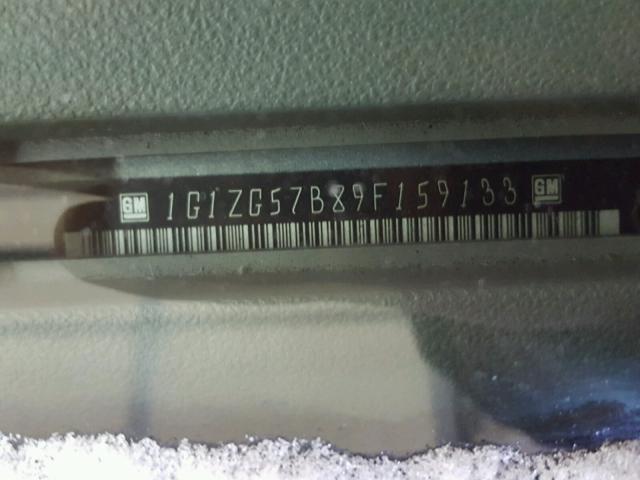 1G1ZG57B89F159133 - 2009 CHEVROLET MALIBU LS 蓝色 照片 10