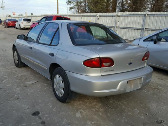 1G1JC524427102929 - 2002 CHEVROLET CAVALIER B SILVER photo 3