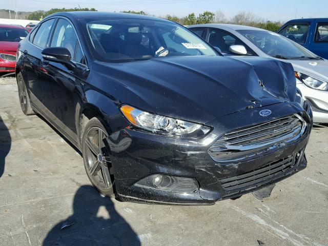 3FA6P0HD1FR186577 - 2015 FORD FUSION SE BLACK photo 1