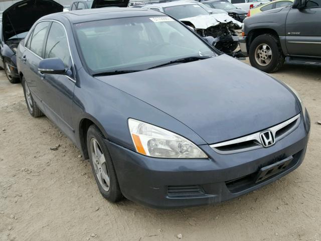 JHMCN36447C001279 - 2007 HONDA ACCORD HYB CHARCOAL photo 1