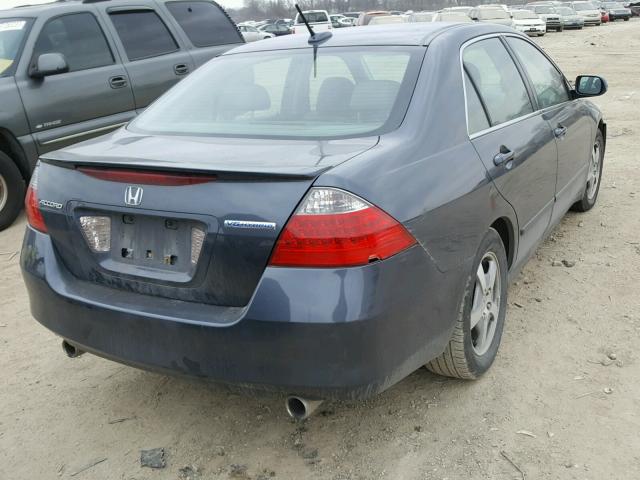 JHMCN36447C001279 - 2007 HONDA ACCORD HYB CHARCOAL photo 3