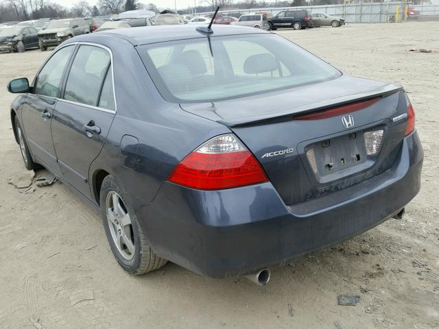 JHMCN36447C001279 - 2007 HONDA ACCORD HYB CHARCOAL photo 4