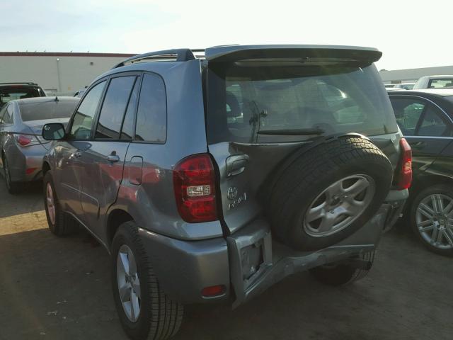 JTEGD20V156001913 - 2005 TOYOTA RAV4 GRAY photo 3