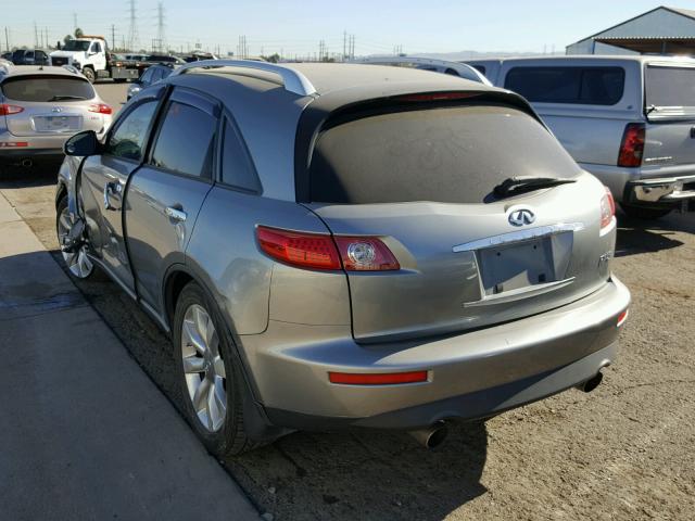 JNRBS08W44X405108 - 2004 INFINITI FX45 SILVER photo 3