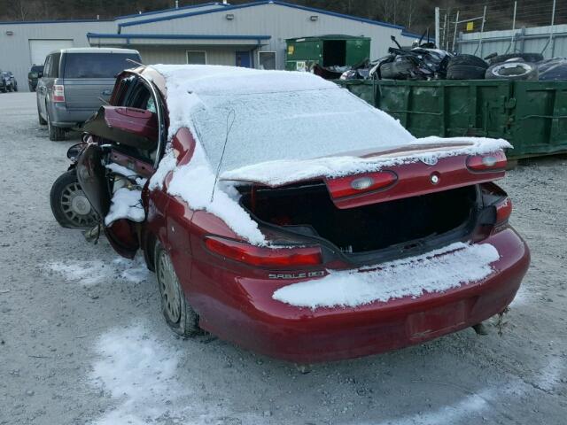 1MEFM53S0XA617510 - 1999 MERCURY SABLE LS RED photo 3