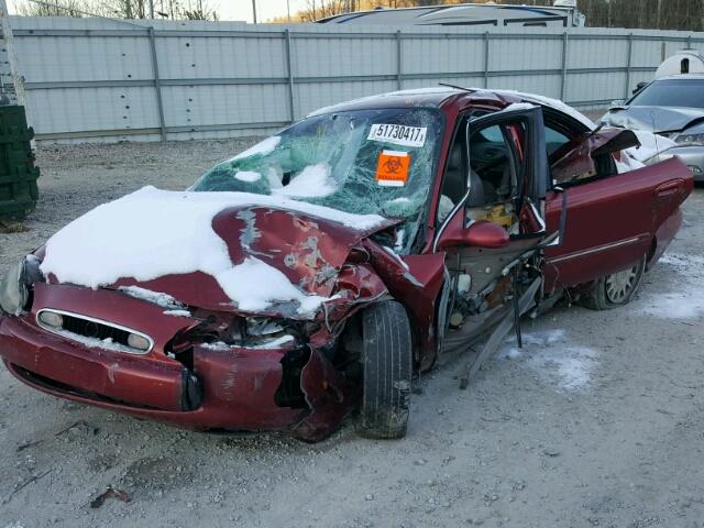 1MEFM53S0XA617510 - 1999 MERCURY SABLE LS RED photo 9