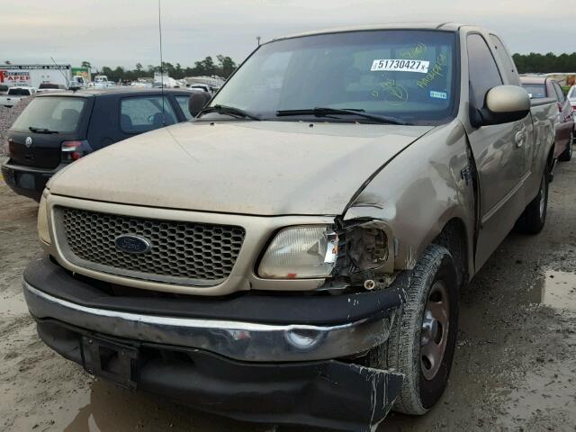1FTRX17W2YNC01447 - 2000 FORD F150 Dorado foto 2