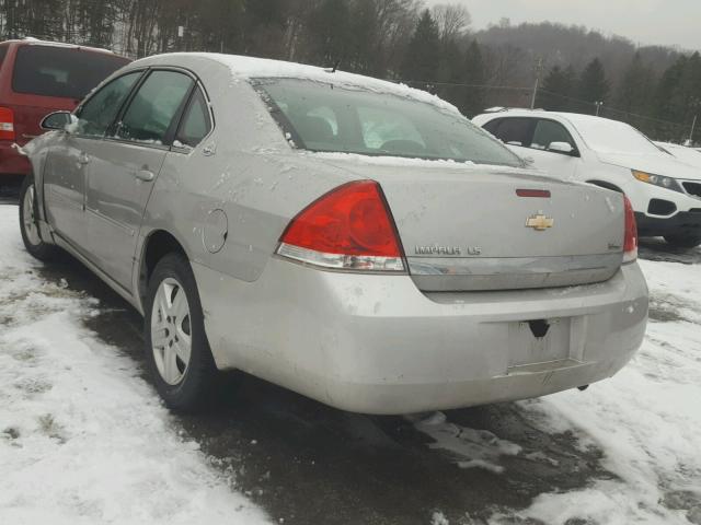 2G1WB58K179324610 - 2007 CHEVROLET IMPALA LS SILVER photo 3