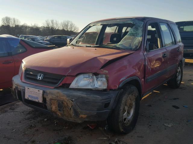 JHLRD2845XC006029 - 1999 HONDA CR-V LX RED photo 2