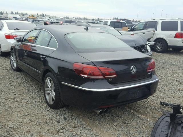 WVWBP7AN4EE522020 - 2014 VOLKSWAGEN CC SPORT BLACK photo 3