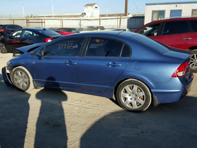 2HGFA1F53BH515977 - 2011 HONDA CIVIC LX BLUE photo 9