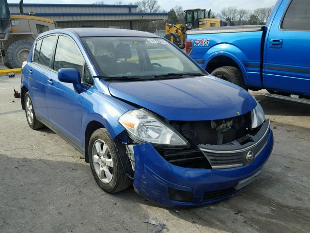 3N1BC13E68L410624 - 2008 NISSAN VERSA S BLUE photo 1