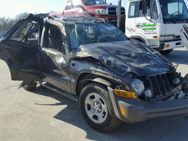 1J4GL48K06W235081 - 2006 JEEP LIBERTY SP GRAY photo 1