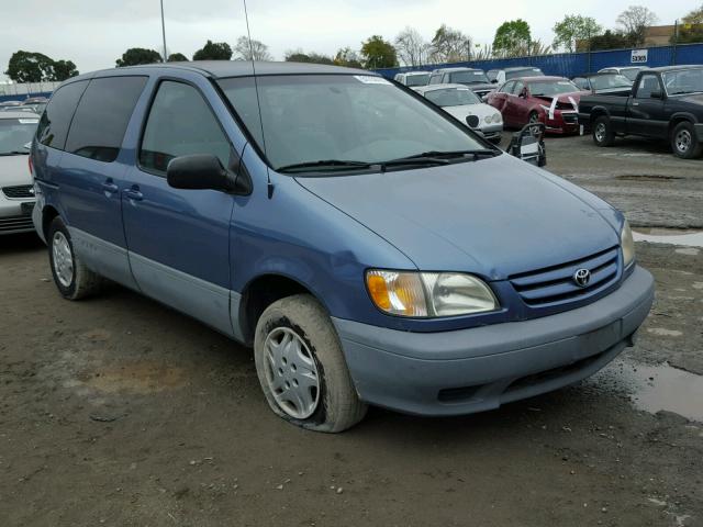 4T3ZF19C81U402662 - 2001 TOYOTA SIENNA CE BLUE photo 1